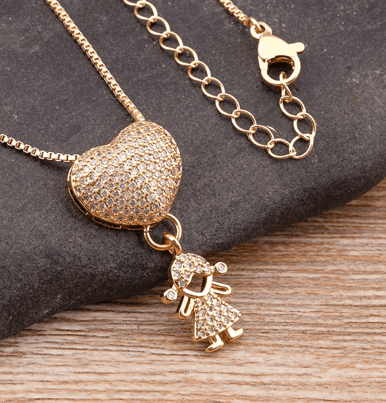 Colar Banhado a Ouro 18k Amor Maior - Para Celebrar o Amor de Mãe