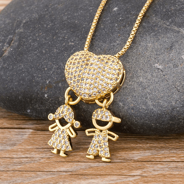 Colar Banhado a Ouro 18k Amor Maior - Para Celebrar o Amor de Mãe