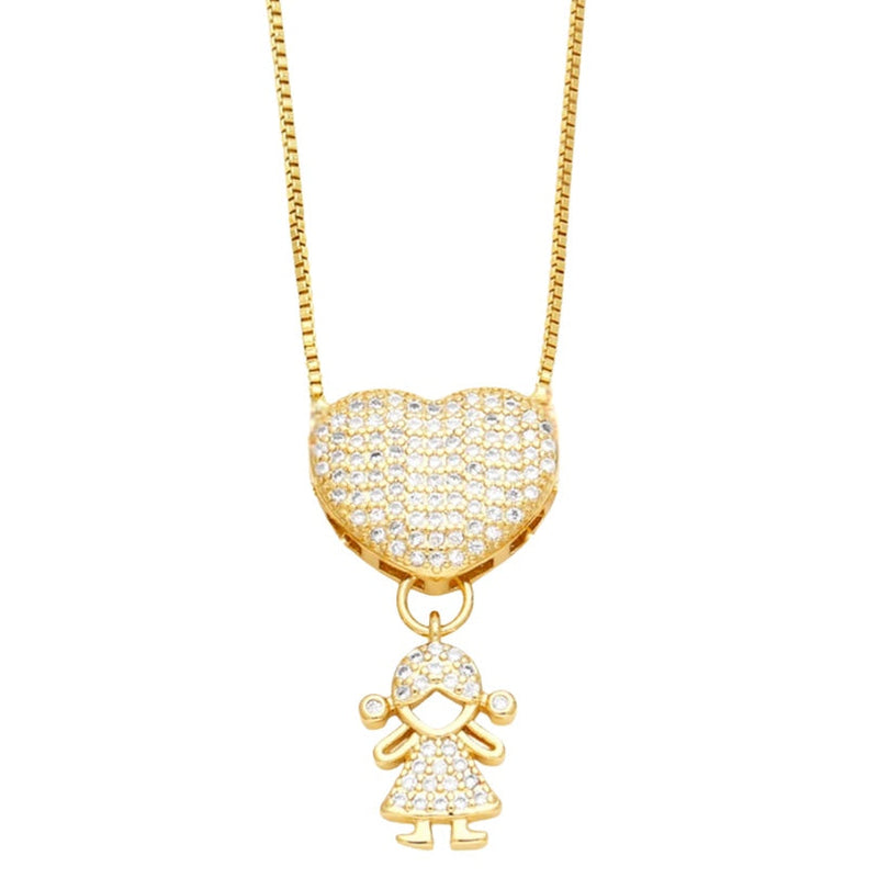 Colar Banhado a Ouro 18k Amor Maior - Para Celebrar o Amor de Mãe