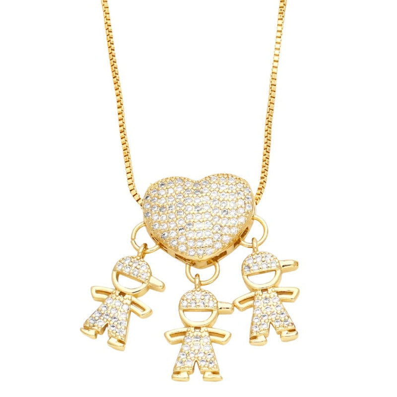 Colar Banhado a Ouro 18k Amor Maior - Para Celebrar o Amor de Mãe