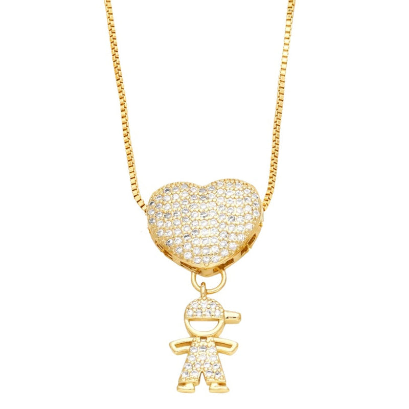 Colar Banhado a Ouro 18k Amor Maior - Para Celebrar o Amor de Mãe