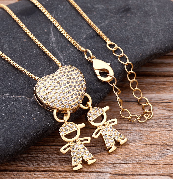 Colar Banhado a Ouro 18k Amor Maior - Para Celebrar o Amor de Mãe