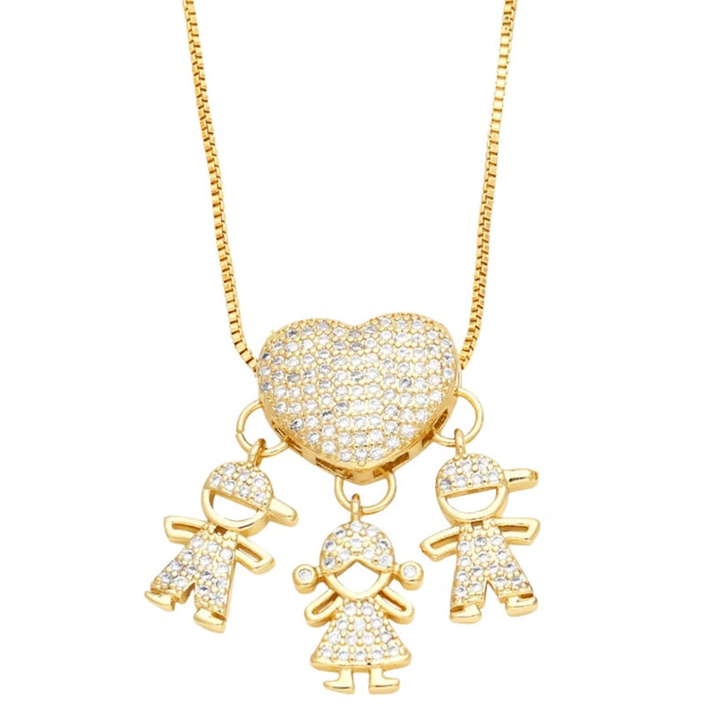 Colar Banhado a Ouro 18k Amor Maior - Para Celebrar o Amor de Mãe