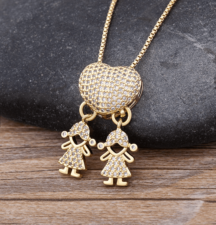 Colar Banhado a Ouro 18k Amor Maior - Para Celebrar o Amor de Mãe