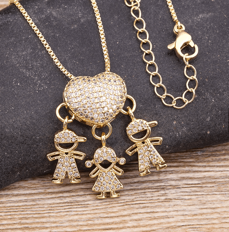 Colar Banhado a Ouro 18k Amor Maior - Para Celebrar o Amor de Mãe