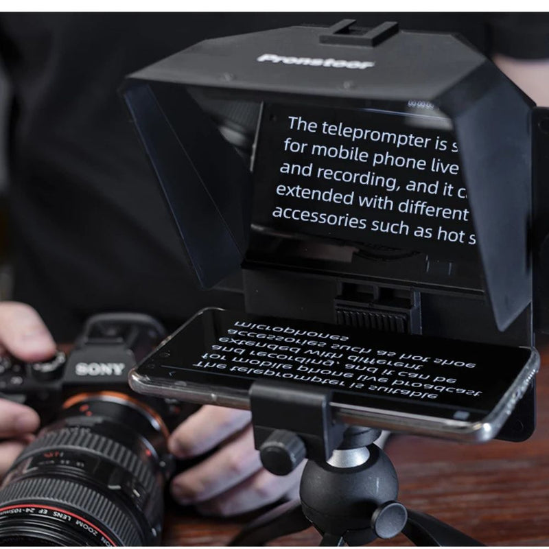 Teleprompter Easy Prompt - Eleve o Nível de Suas Gravações