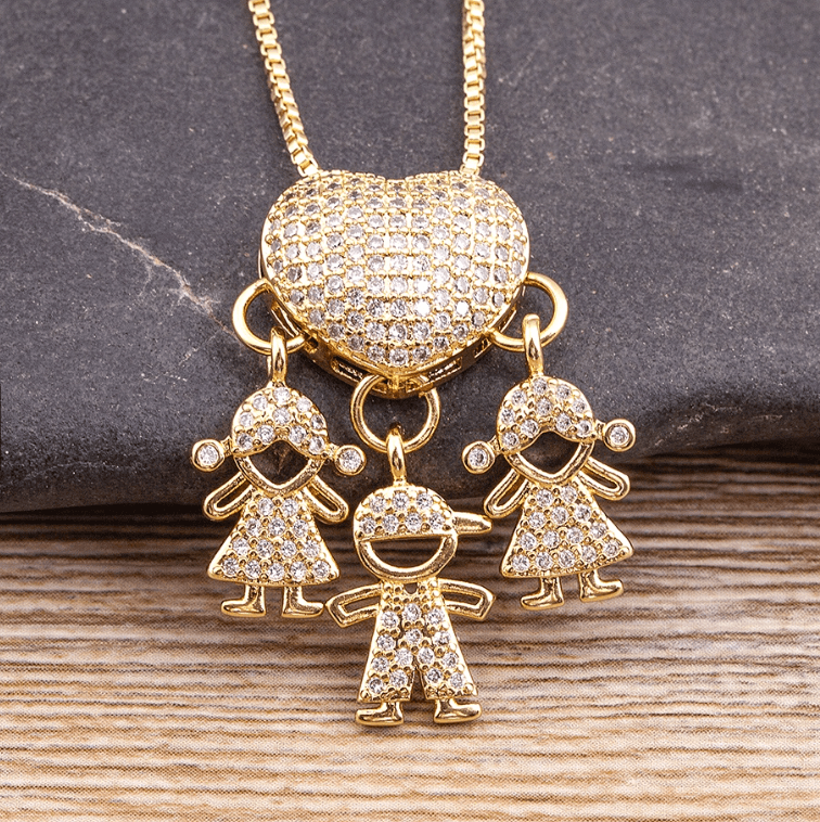 Colar Banhado a Ouro 18k Amor Maior - Para Celebrar o Amor de Mãe