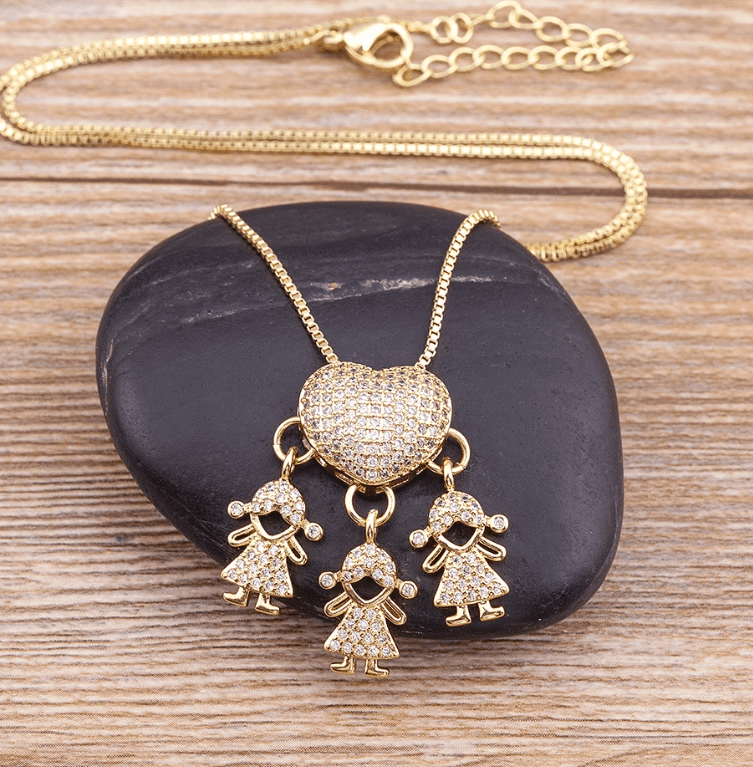 Colar Banhado a Ouro 18k Amor Maior - Para Celebrar o Amor de Mãe