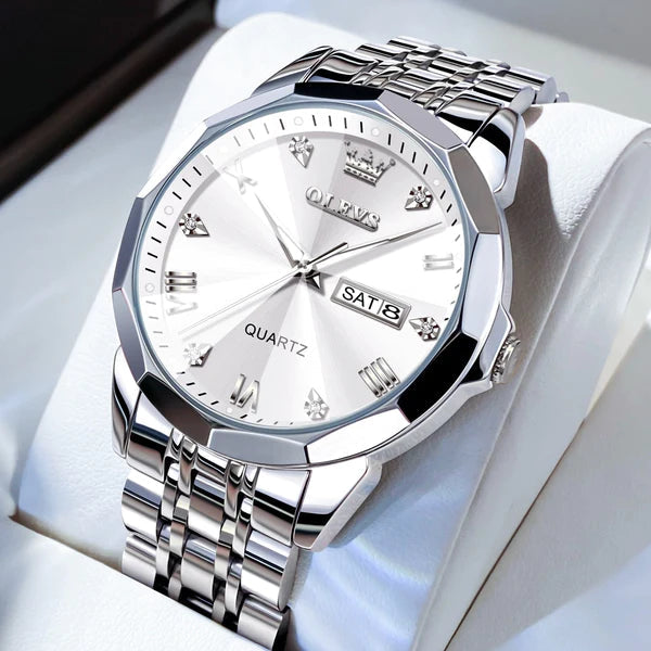 Relógio Premium Luxury Gold - Elegância e Sofisticação com Frete Grátis