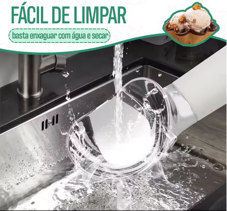Colher de Sorvete Aquecida HotScoop - Pare de Brigar Com o Sorvete Congelado