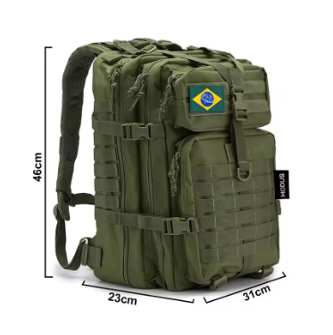 Mochila Tática Elitte Pro (50L) - Pronta Para o Combate